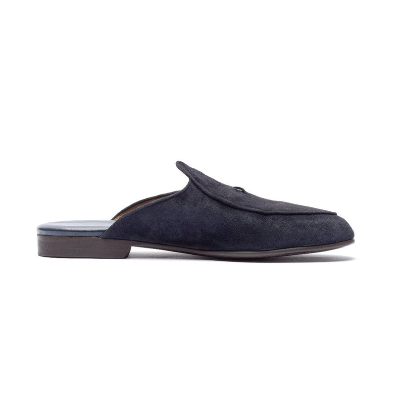 Women's Navy Suede Milano Mule