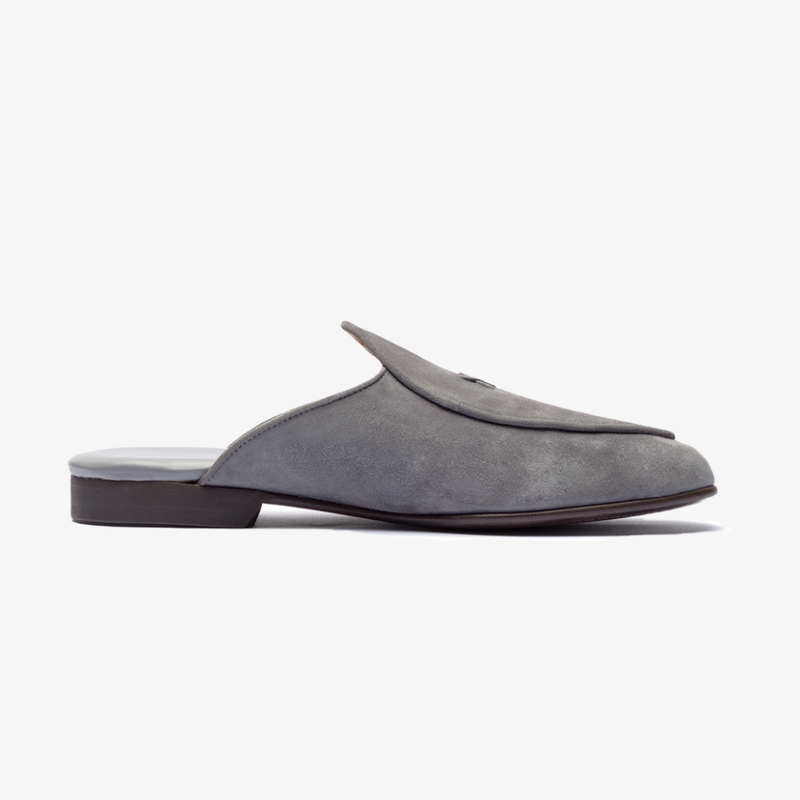 Men's Grigio Suede Milano Mule
