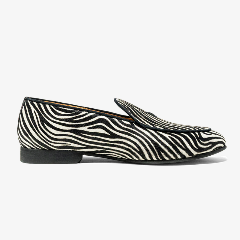 Men's Zebra Print Milano Loafer