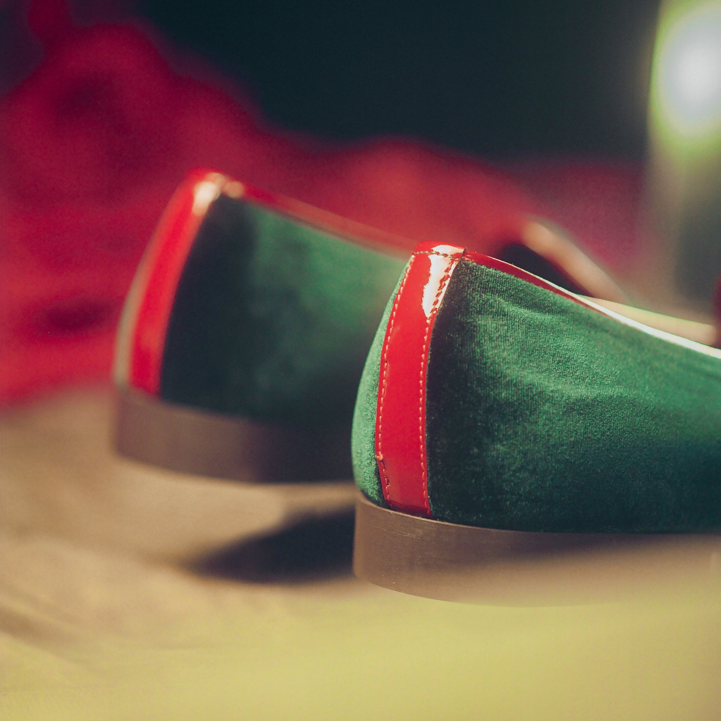 Men's Dark Green Velvet Milano Loafer