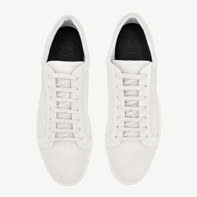 Men's Off White Suede Sardegna Sneaker II