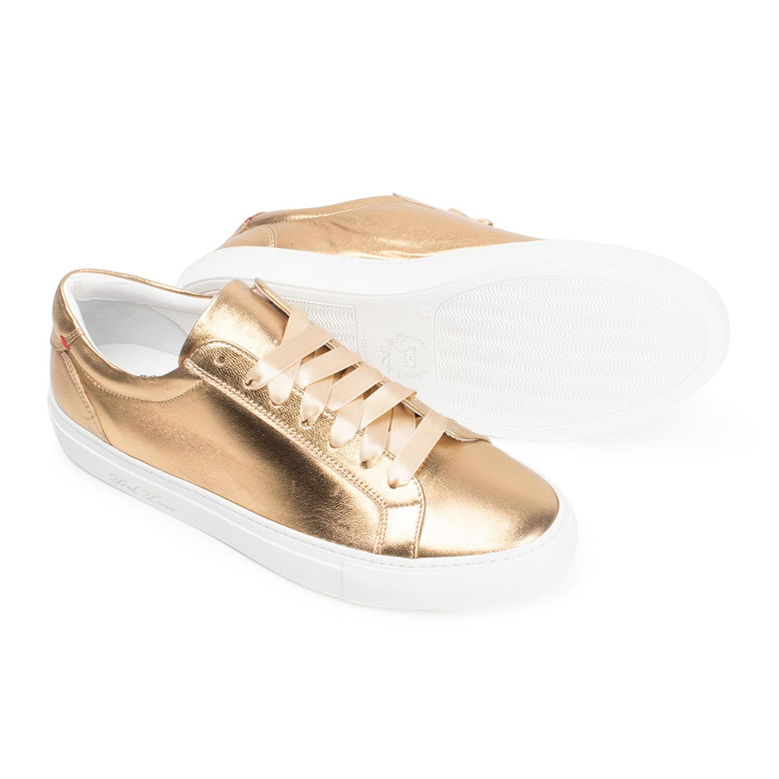 Women's Gold Distressed Sardenga II Sneaker