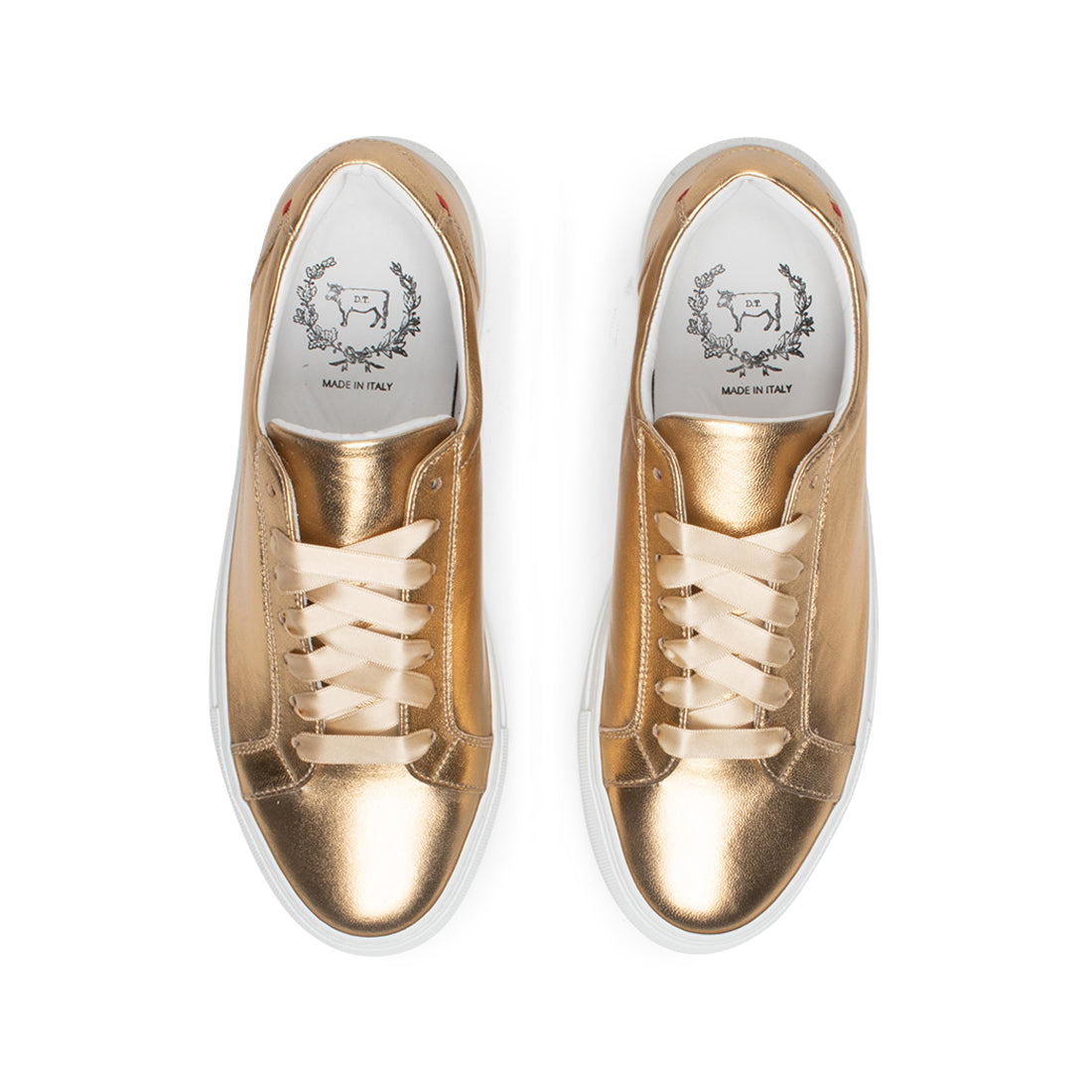 Women's Gold Distressed Sardenga II Sneaker