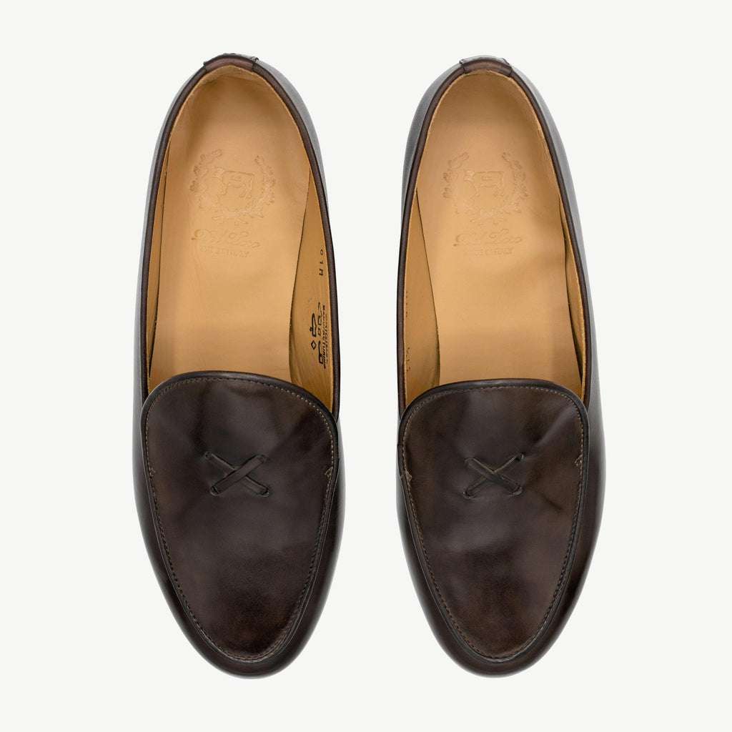 Men's Brown Leather Milano Loafer – Del Toro Shoes