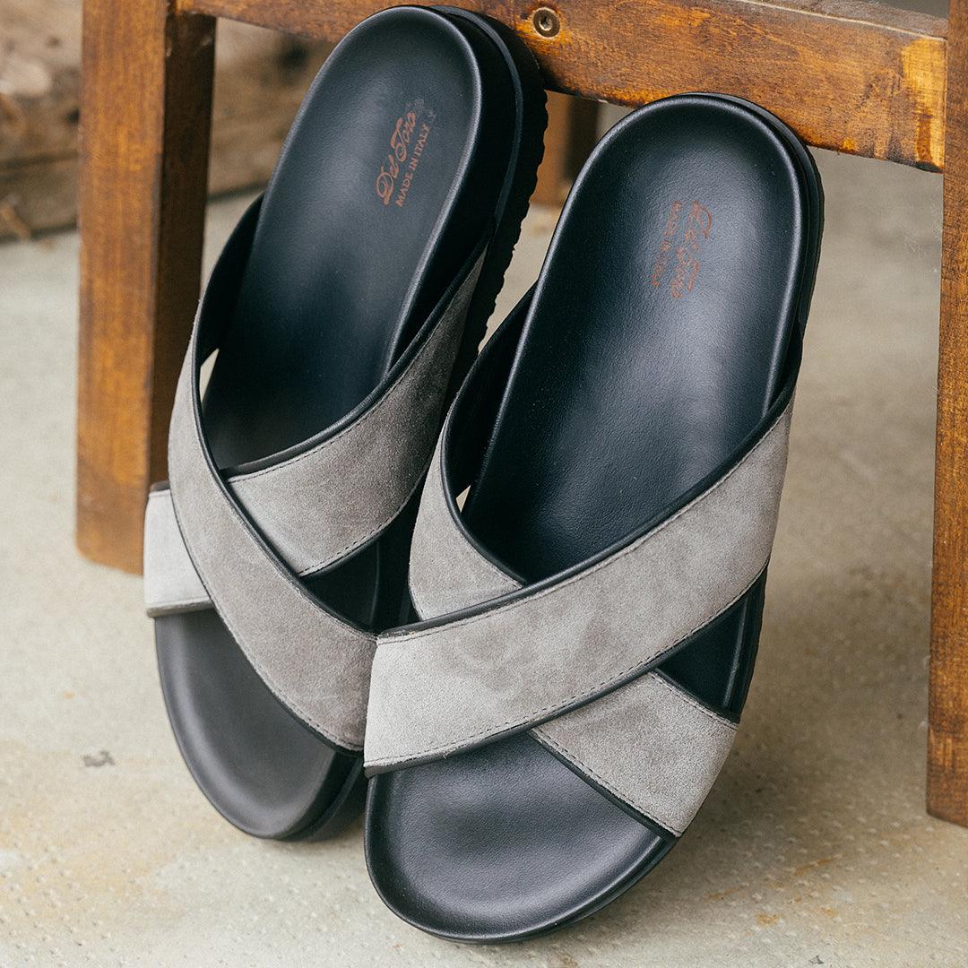 Grigio Amalfi Crossover Sandal