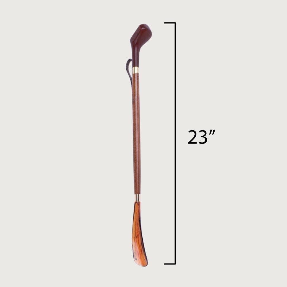 Classic 23" Medium Shoe Horn with Wooden-Style Golf Club