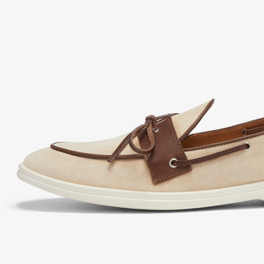 Men's Sandstone Suede Barca Yacht Loafer