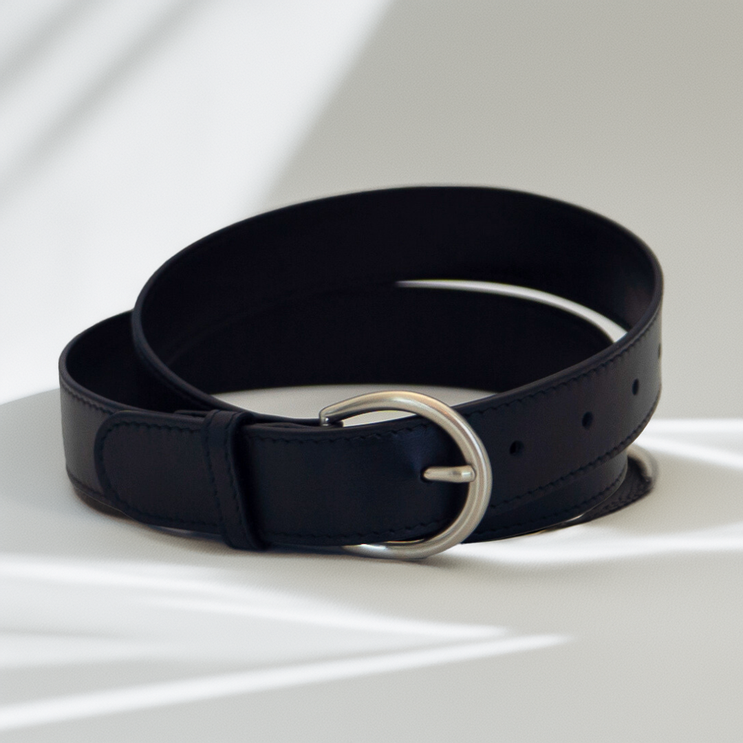 Classic Belt - Black Calf Leather