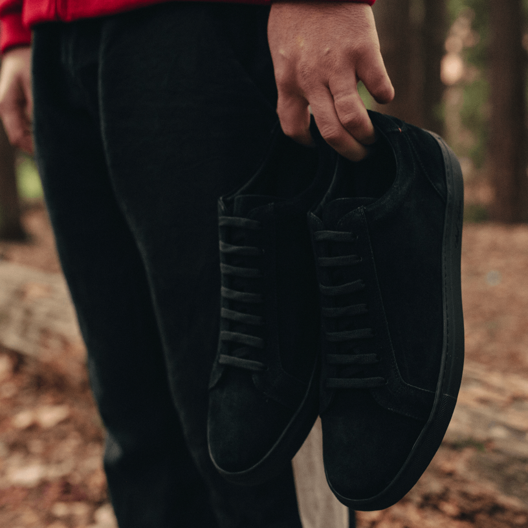 Men's Black Suede Sardegna Sneaker II