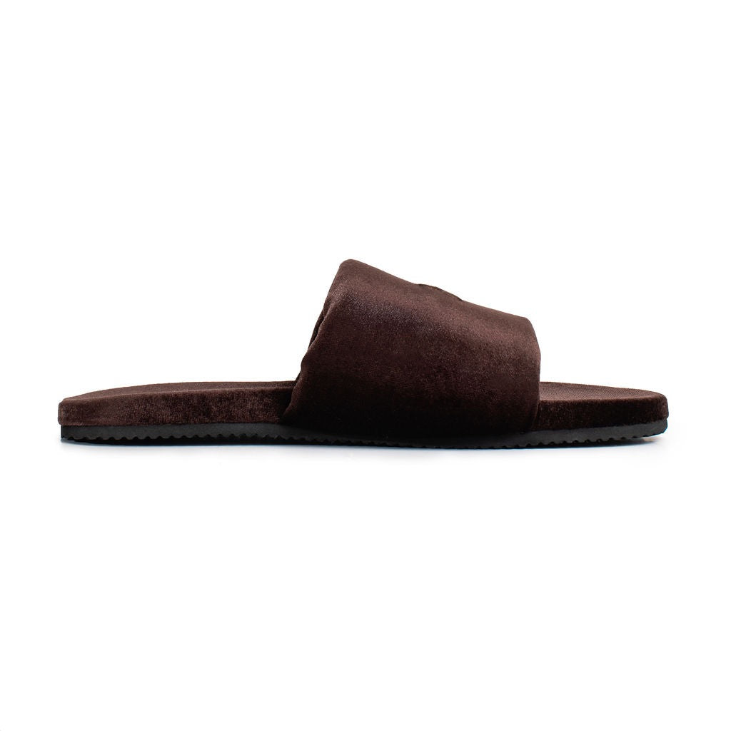 Chocolate Brown Velvet House Slide