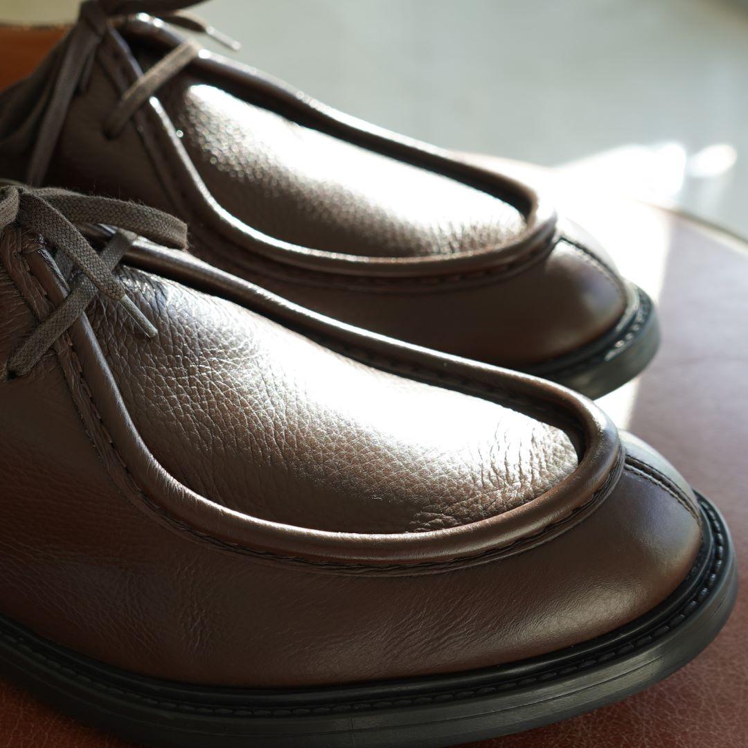 Men's Brown Pebbled Leather Tuscan Derby Boot