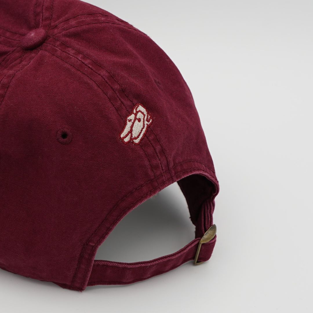 Loafer Logo Dad Hat - Burgundy