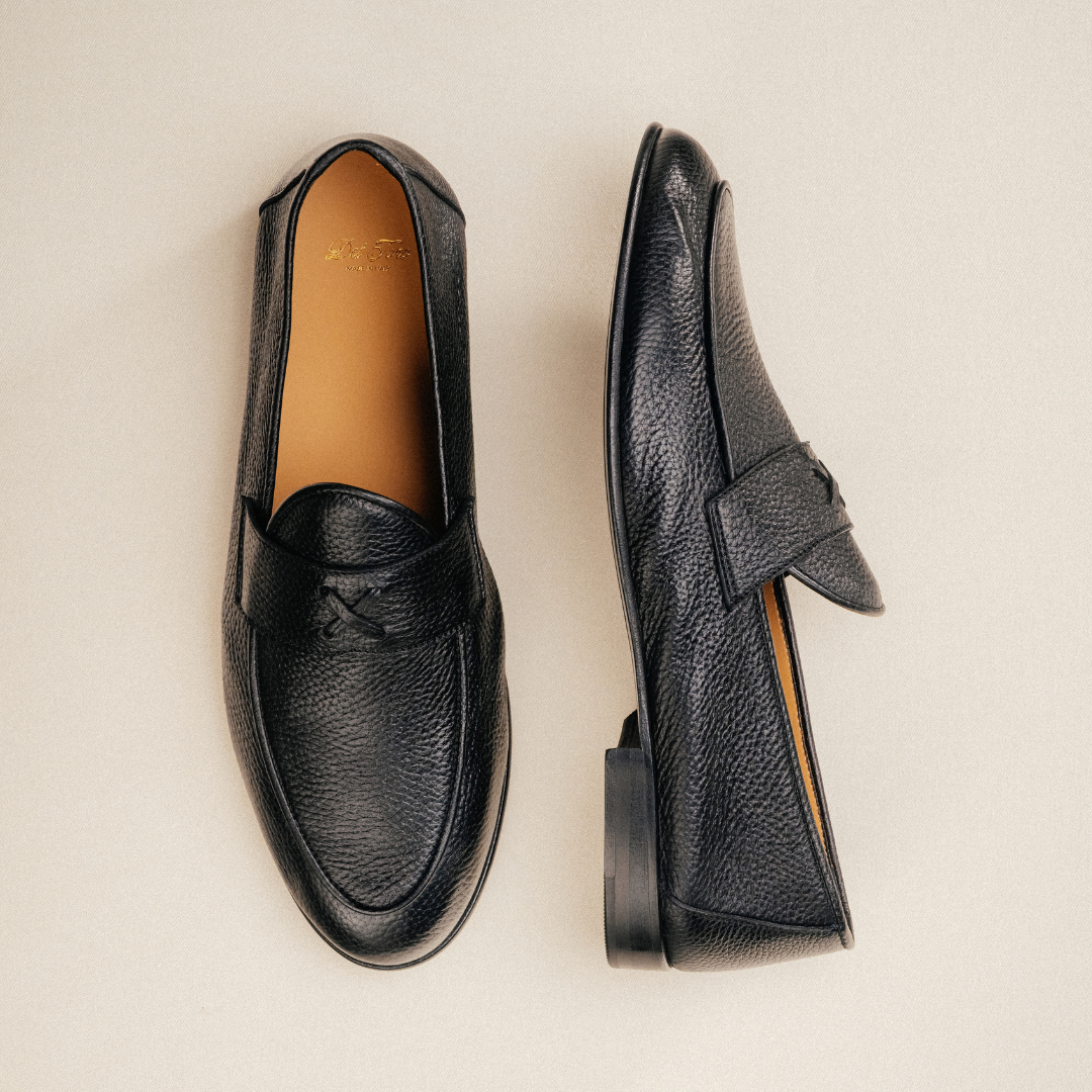 Men's Black Deerskin Centesimo
