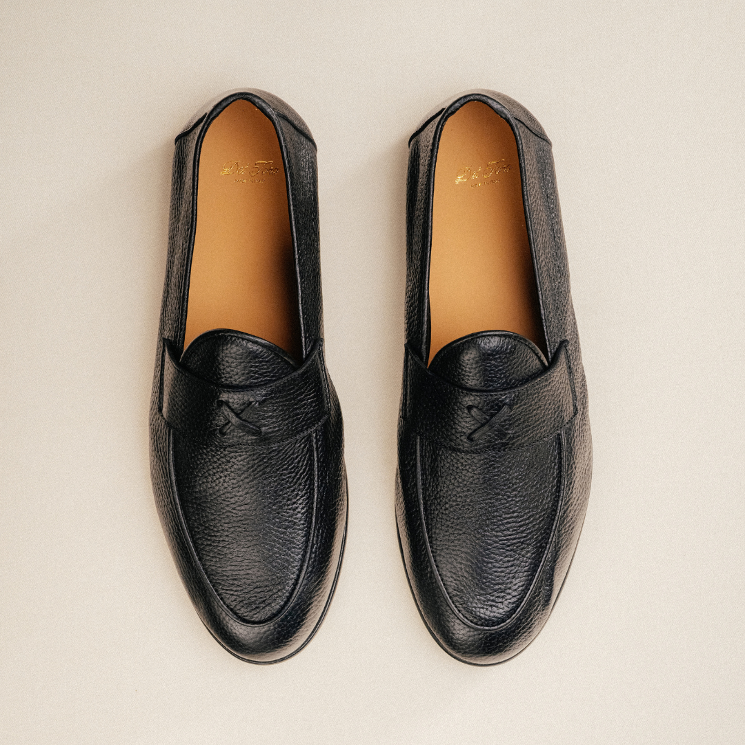 Men's Black Deerskin Centesimo