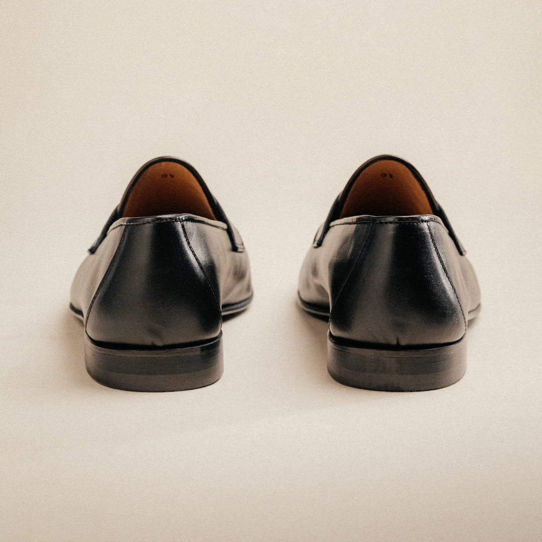 Men's Black Leather Centesimo
