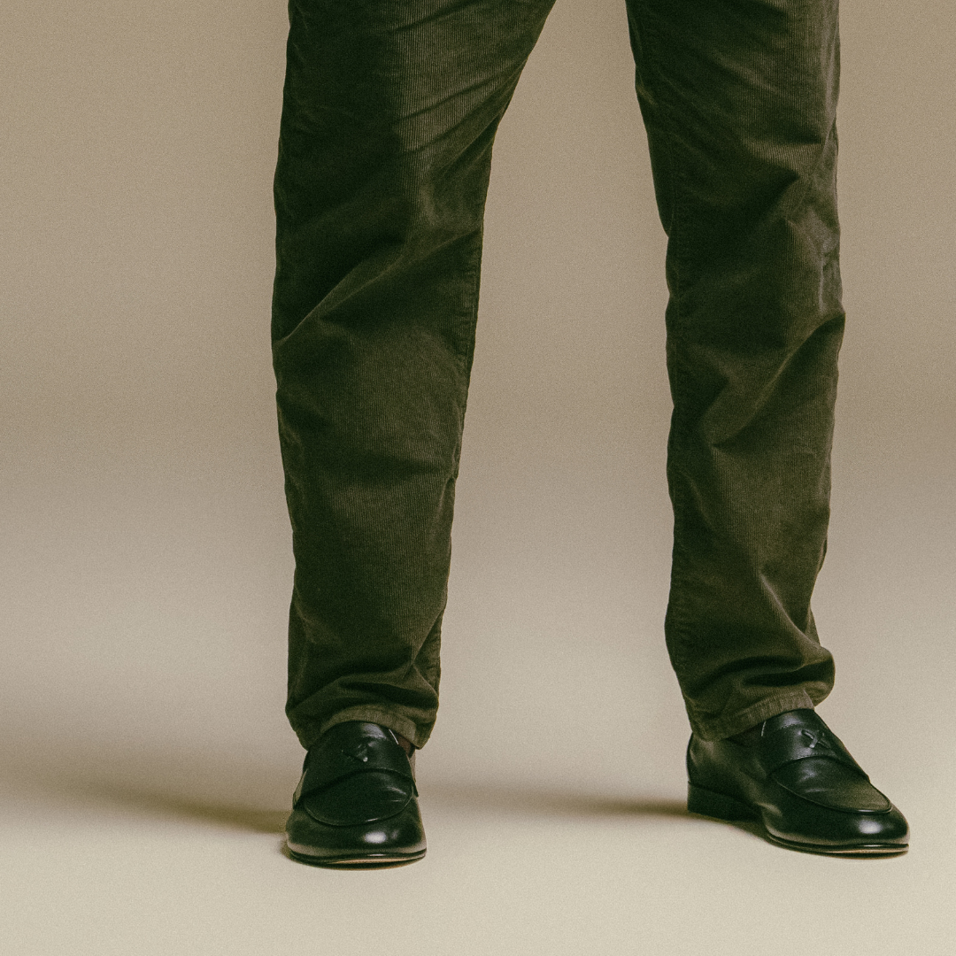 Men's Black Leather Centesimo