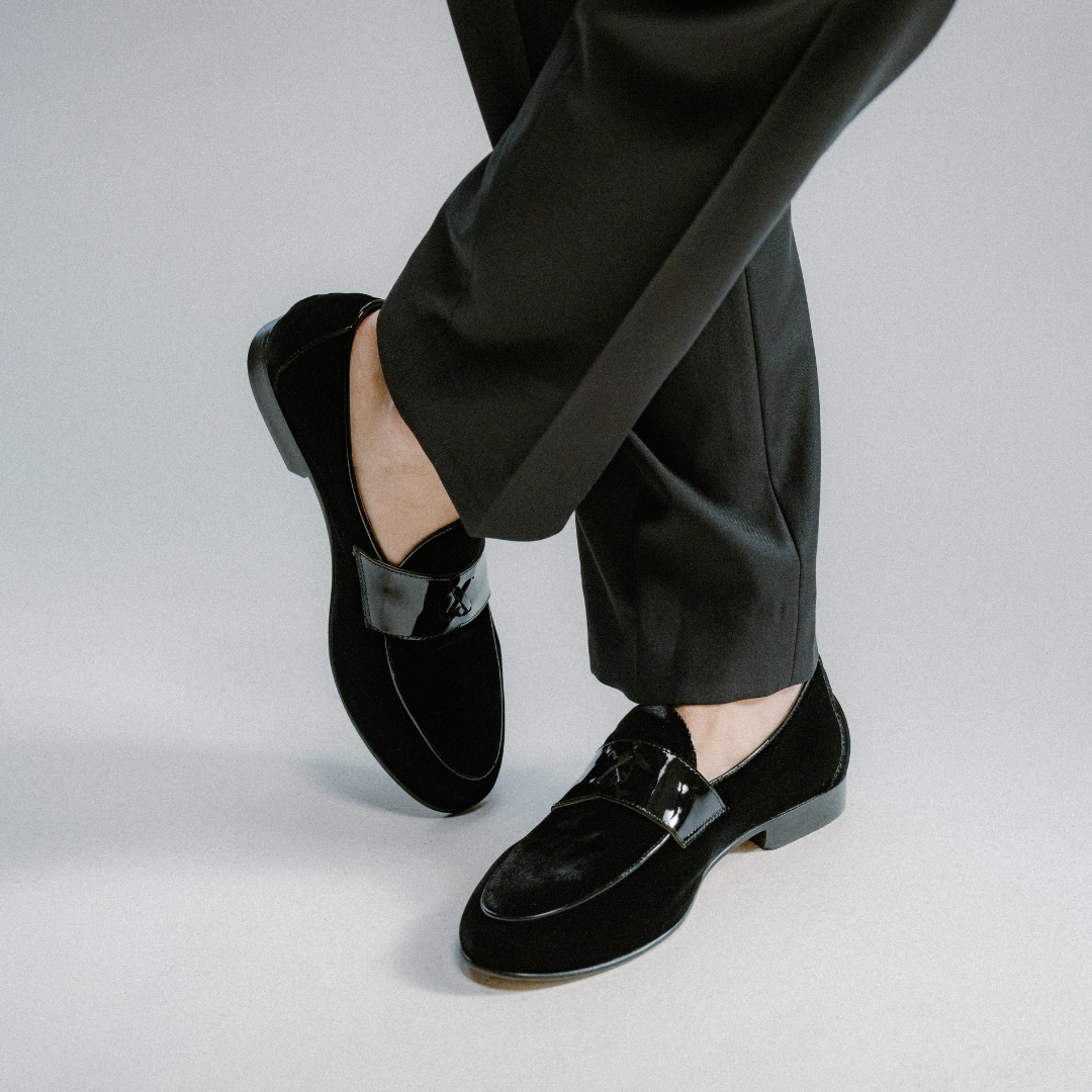 Men's Black Velvet Centesimo