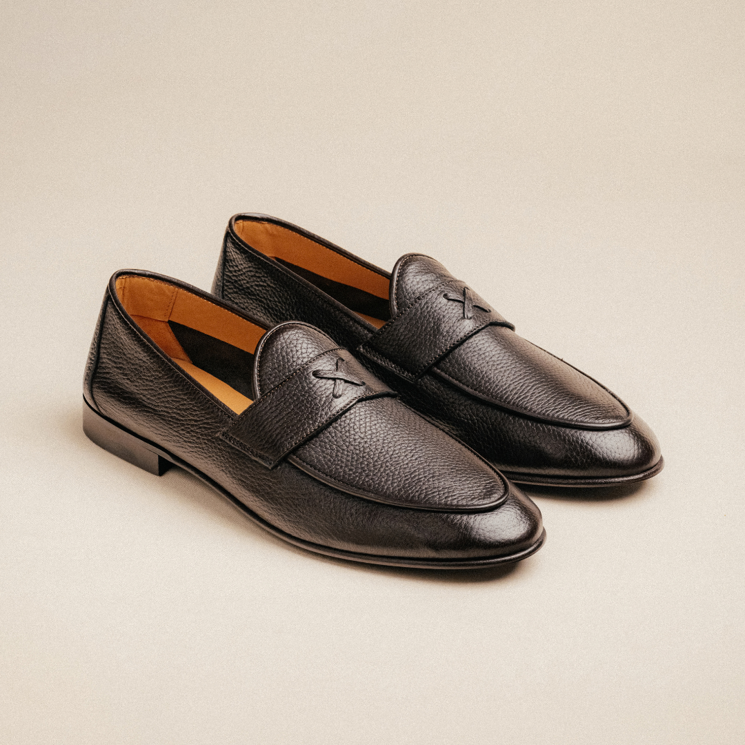 Men's Dark Brown Deerskin Centesimo