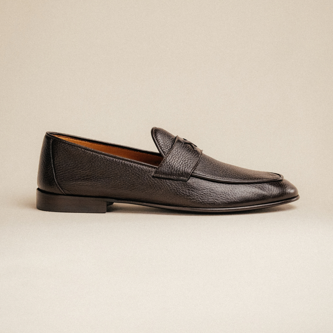 Men's Dark Brown Deerskin Centesimo