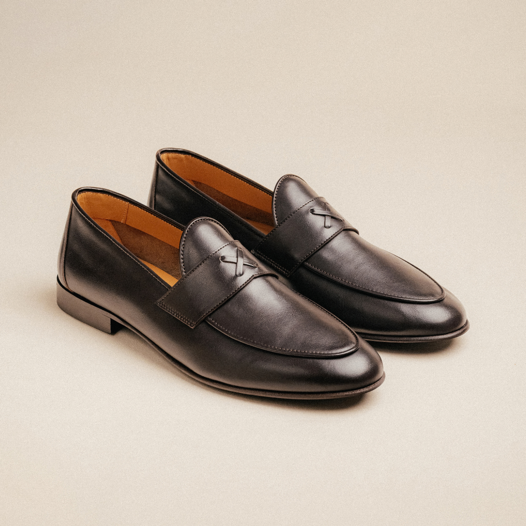 Men's Dark Brown Leather Centesimo Loafer