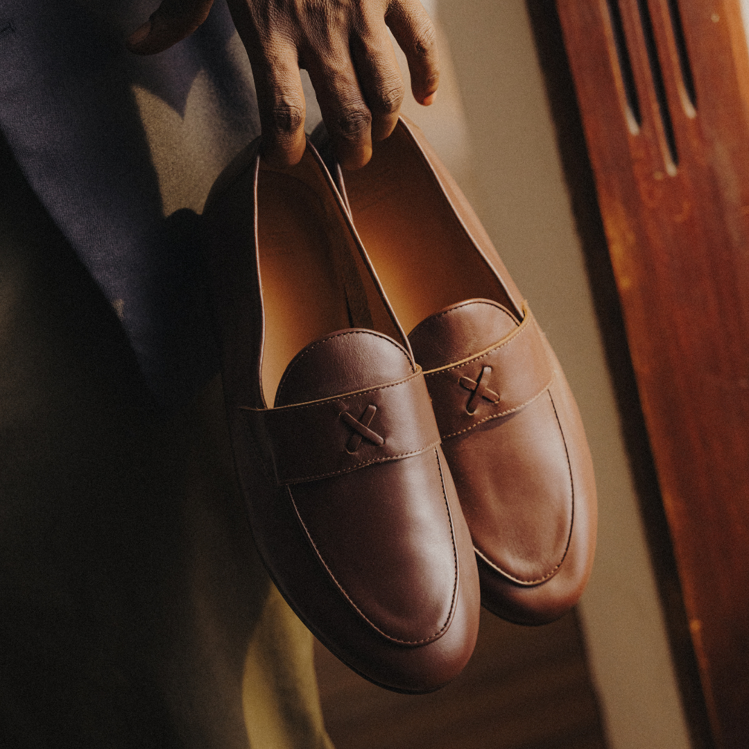 Men's Brown Leather Centesimo