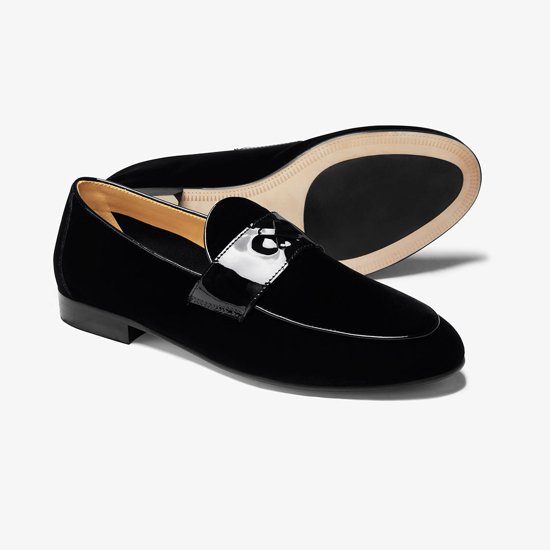 Men's Black Velvet Centesimo