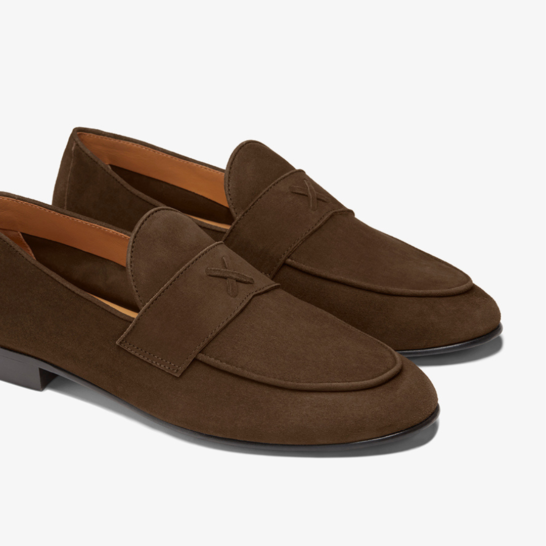 Men's Chocolate Suede Centesimo