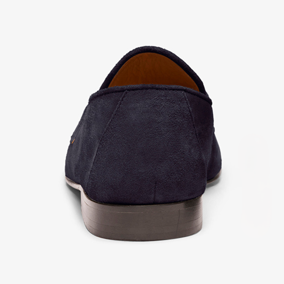 Men's Navy Suede Centesimo