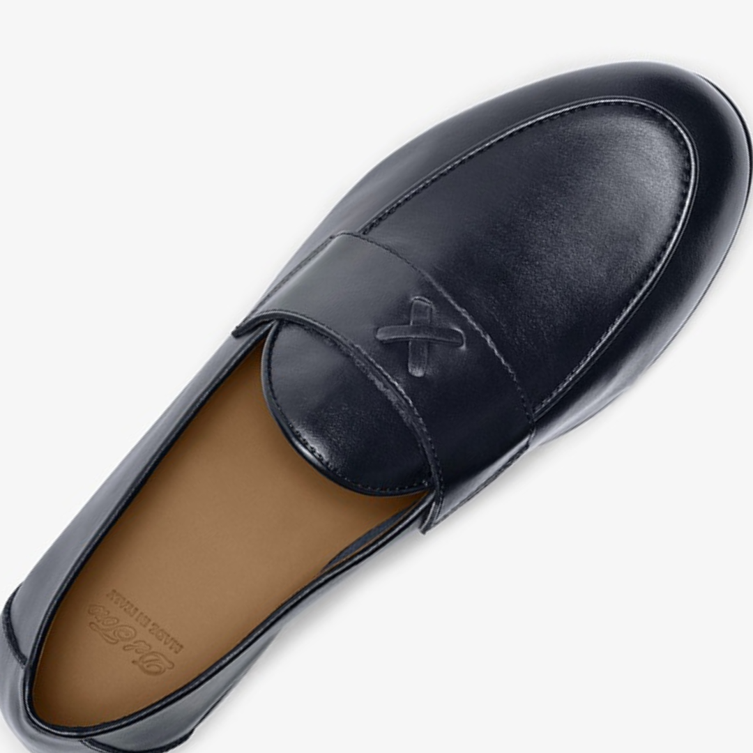 Men's Black Leather Centesimo