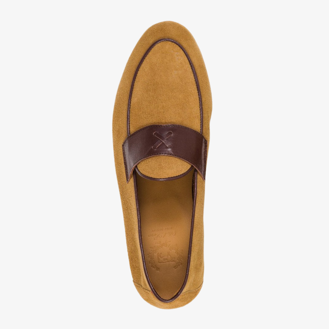 Men's Tan Suede Centesimo