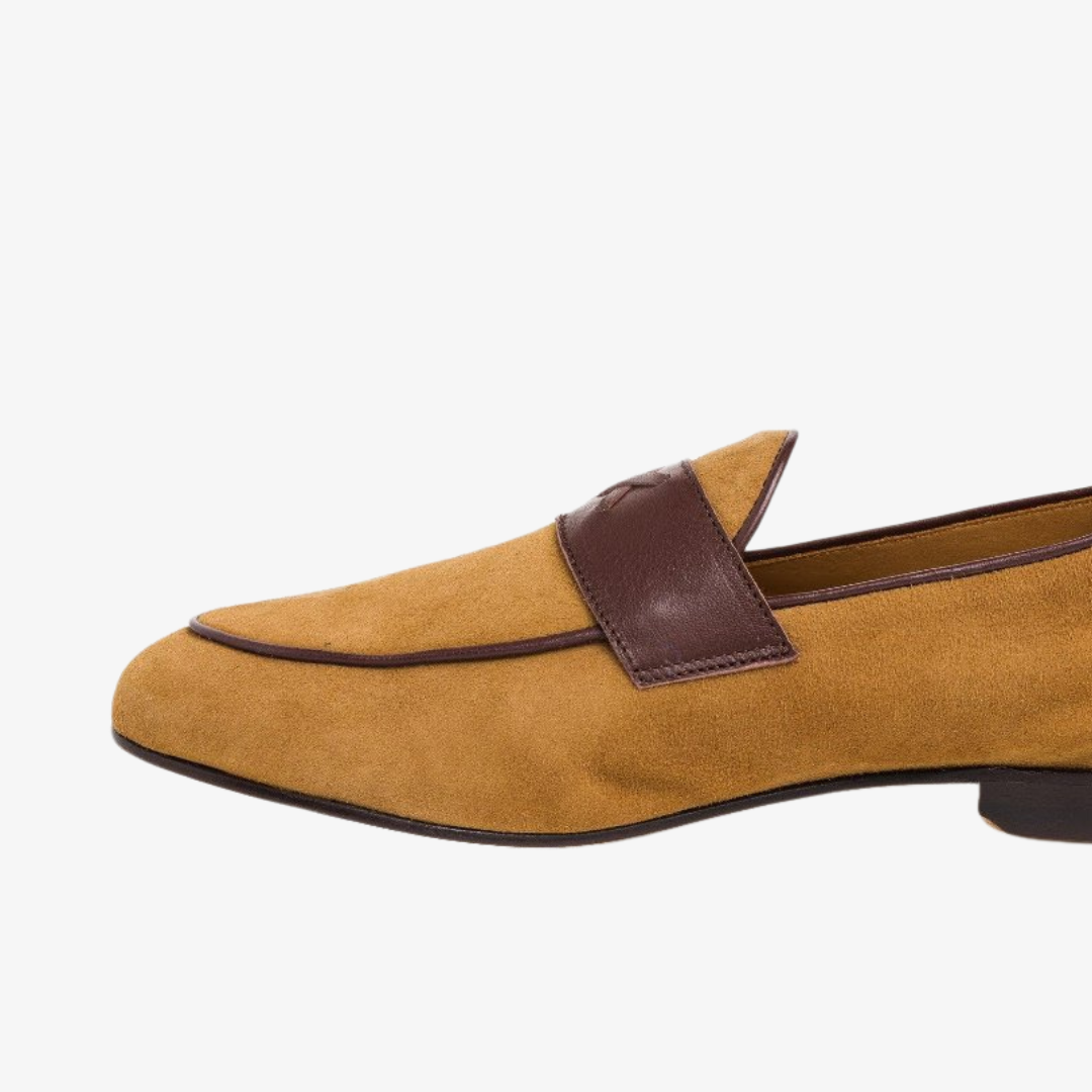 Men's Tan Suede Centesimo