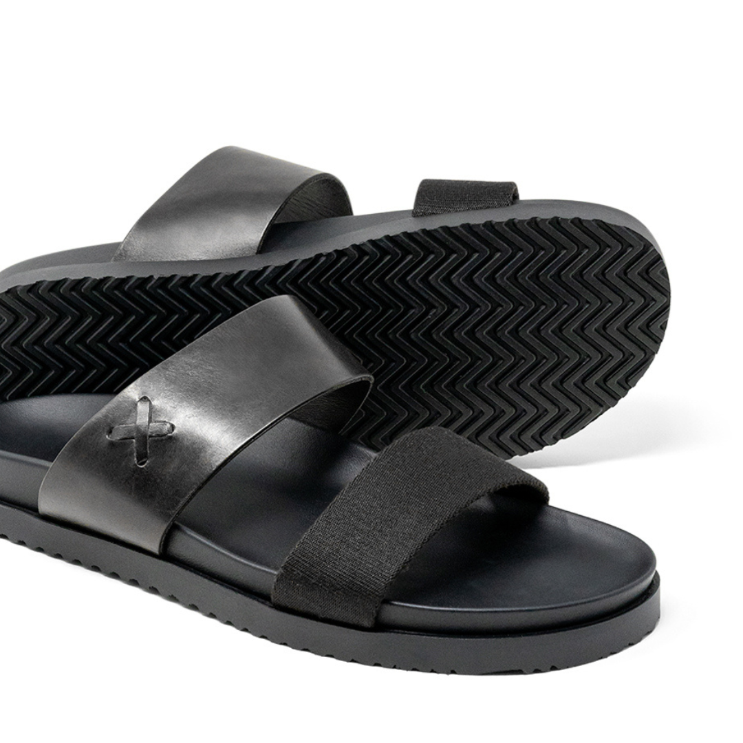 Men's Black Cinturini Sandal