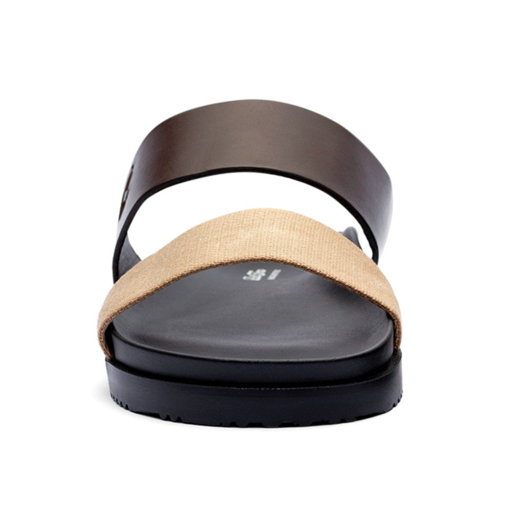 Men's Brown & Tan Cinturini Sandal