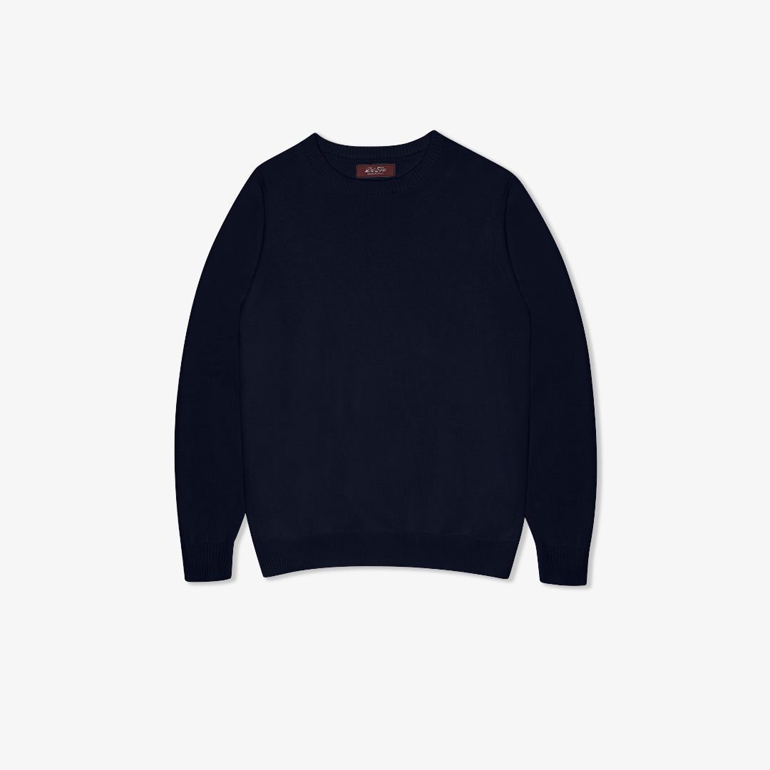 Classic Crewneck Sweater - Navy