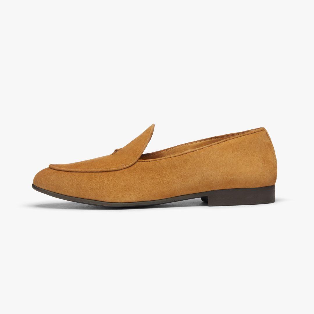 Women's Cognac Suede Milano Loafer