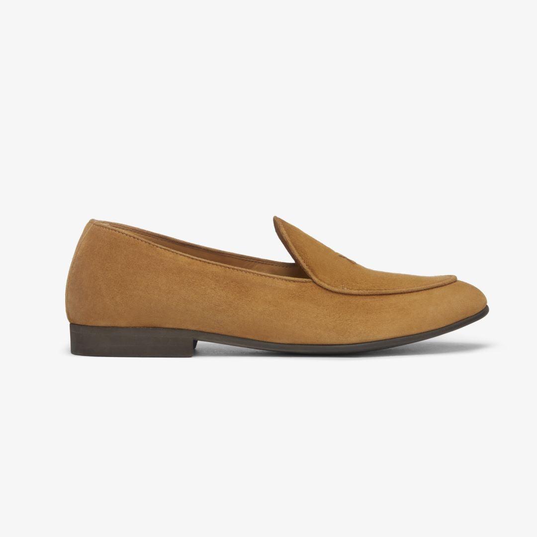 Women's Cognac Suede Milano Loafer