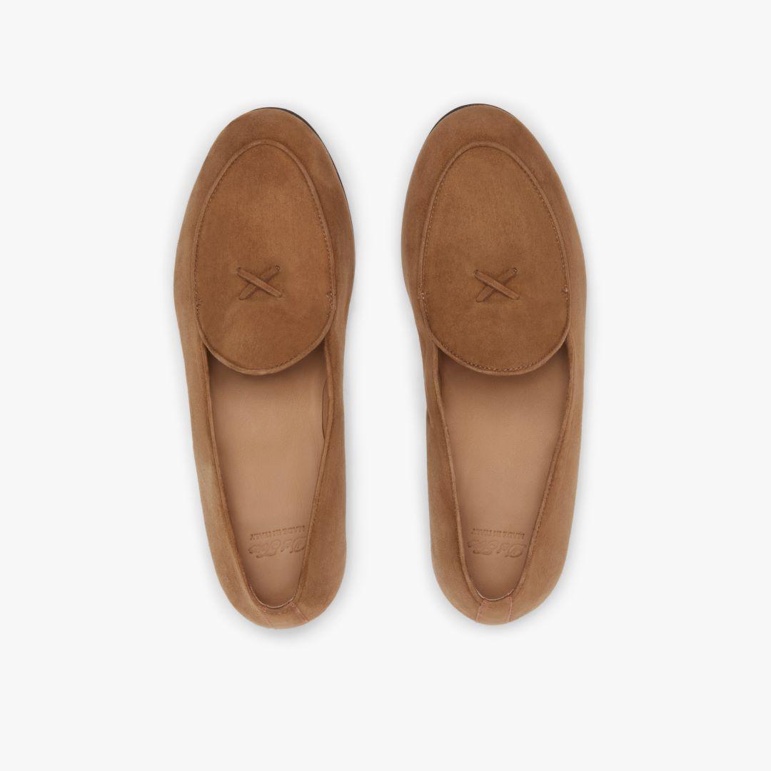 Women's Cognac Suede Milano Loafer