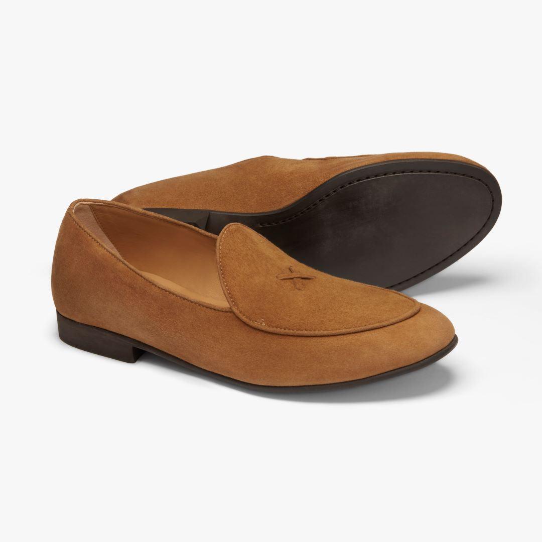 Women's Cognac Suede Milano Loafer