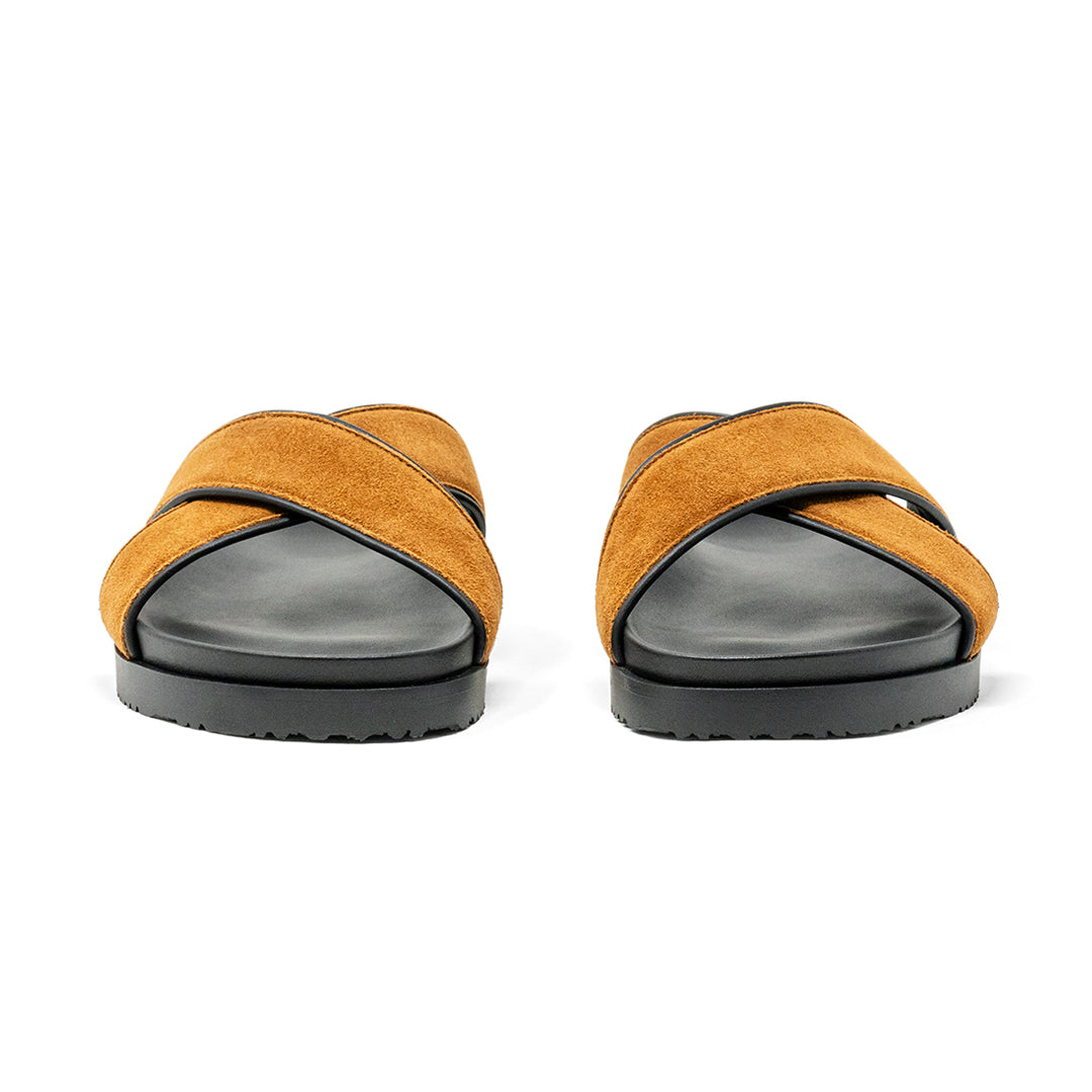 Tan Amalfi Crossover Sandal