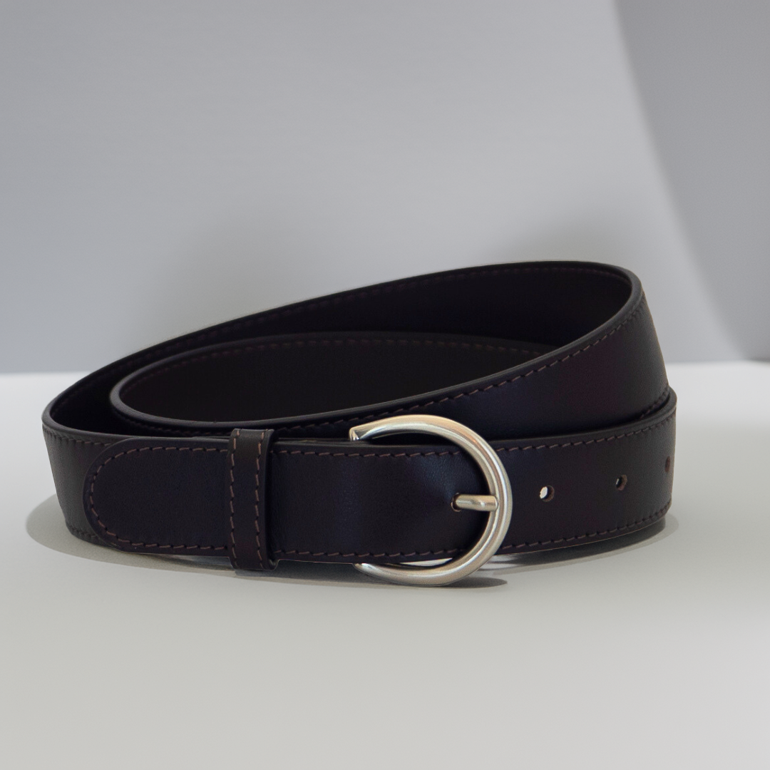 Classic Belt - Dark Brown Calf Leather