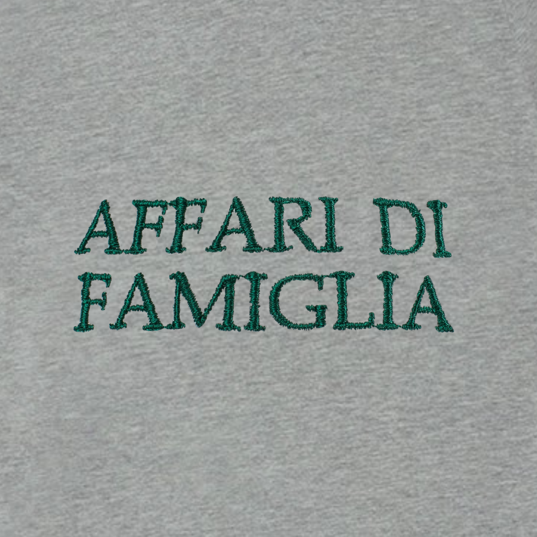 Family Business Tee - Heather Grey