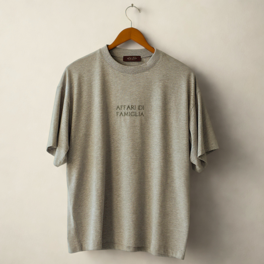 Family Business Tee - Heather Grey