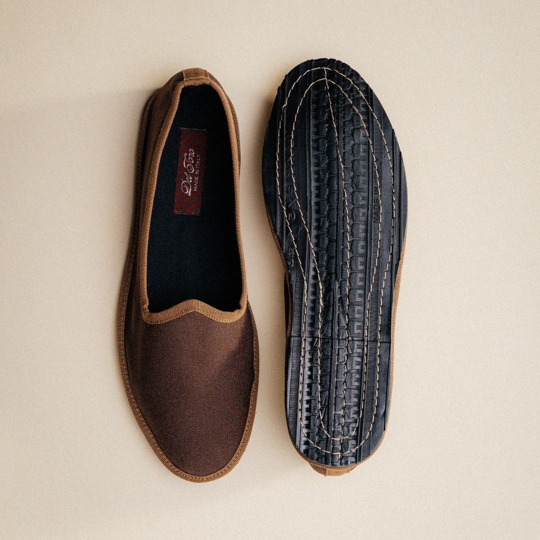 Men's Friulane - Chocolate Canvas
