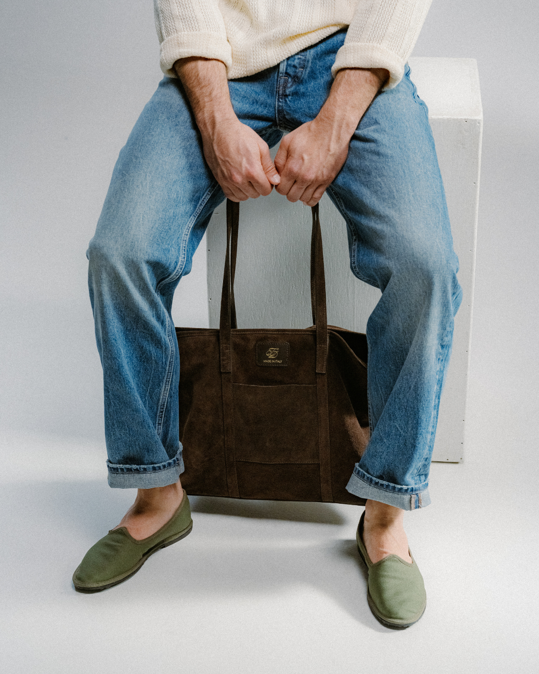 Men's Friulane - Olive Canvas