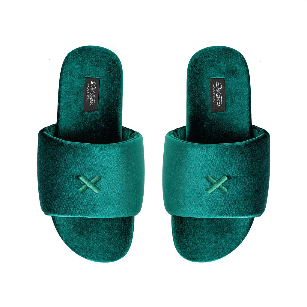 Emerald Velvet House Slide