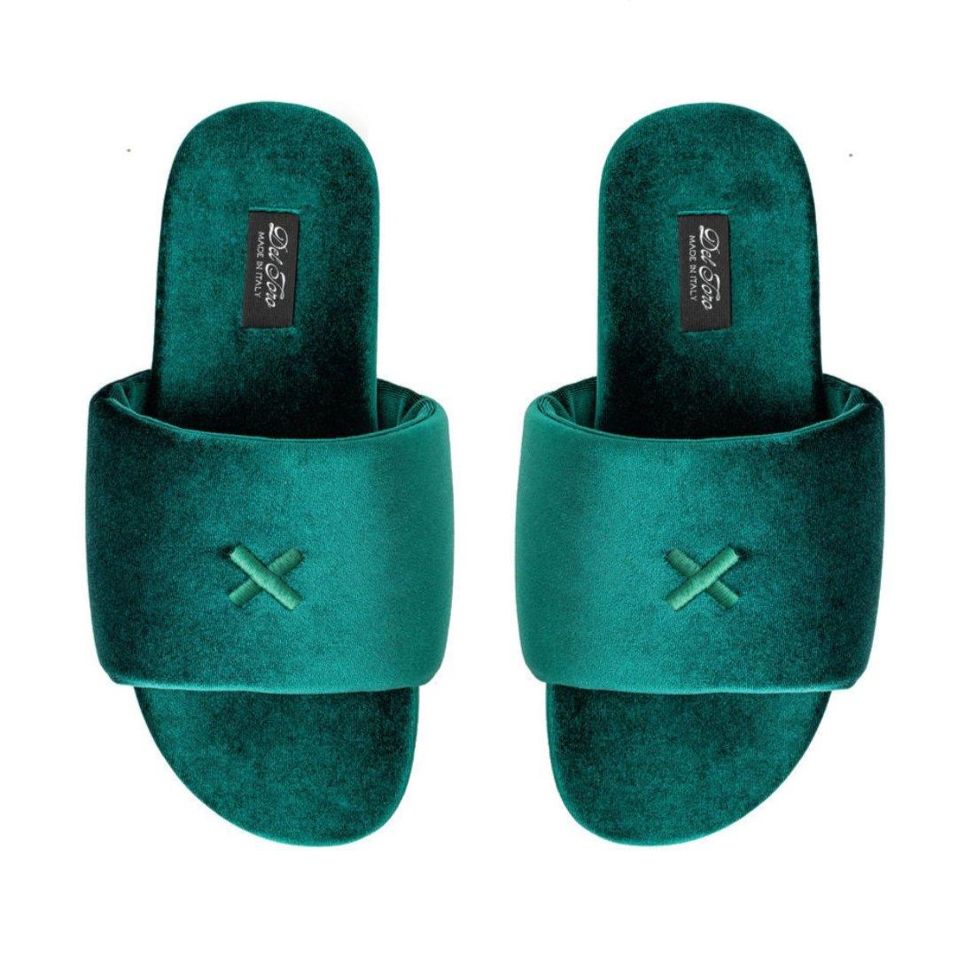 Emerald Velvet House Slide