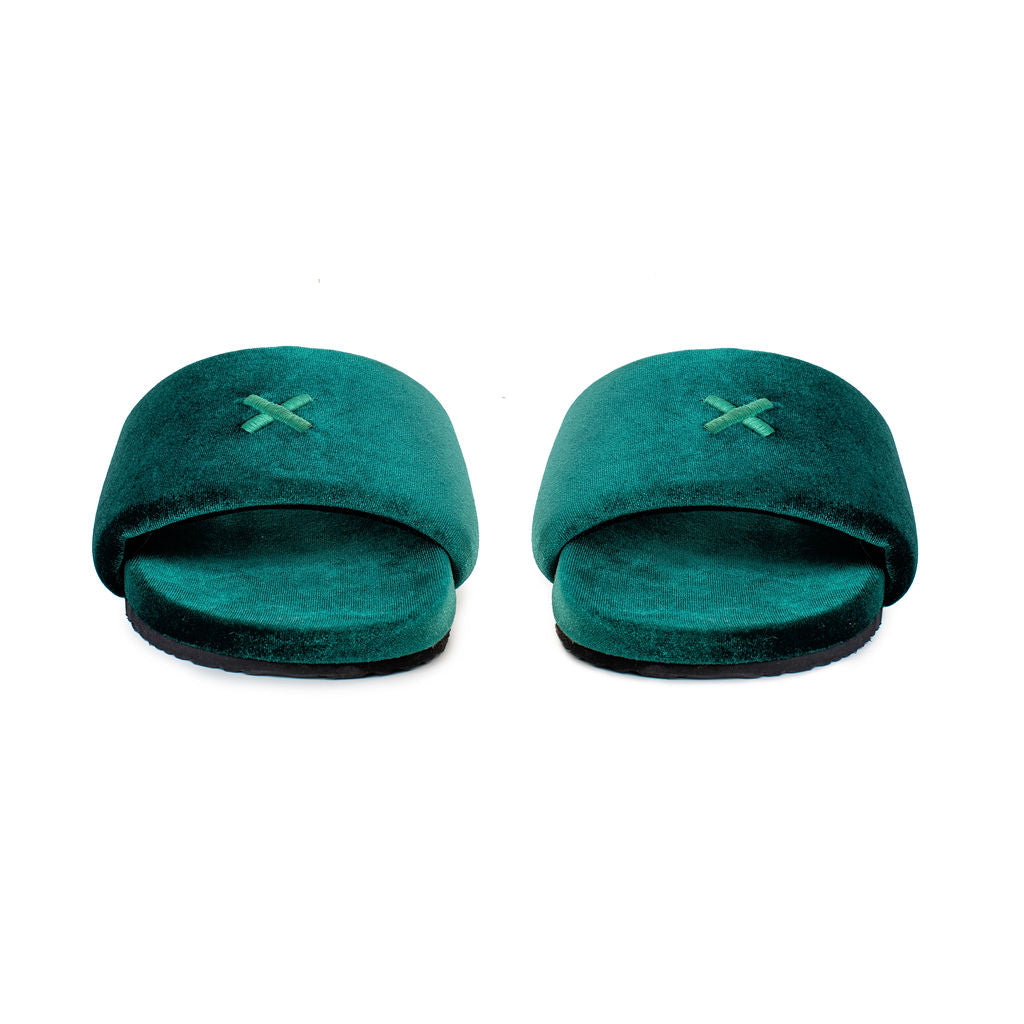 Emerald Velvet House Slide