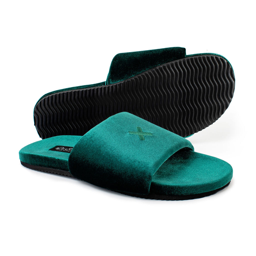 Emerald Velvet House Slide