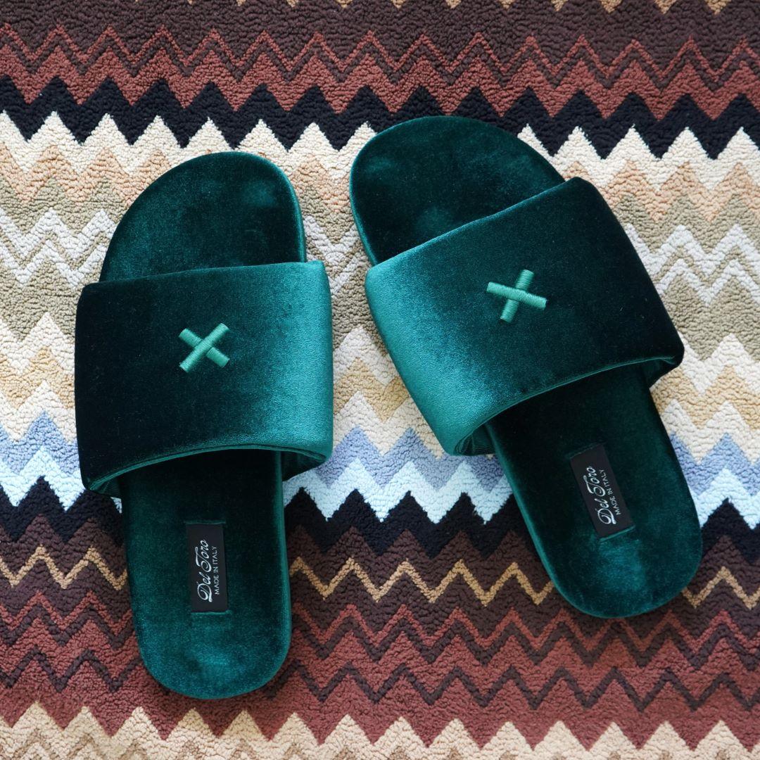 Emerald Velvet House Slide