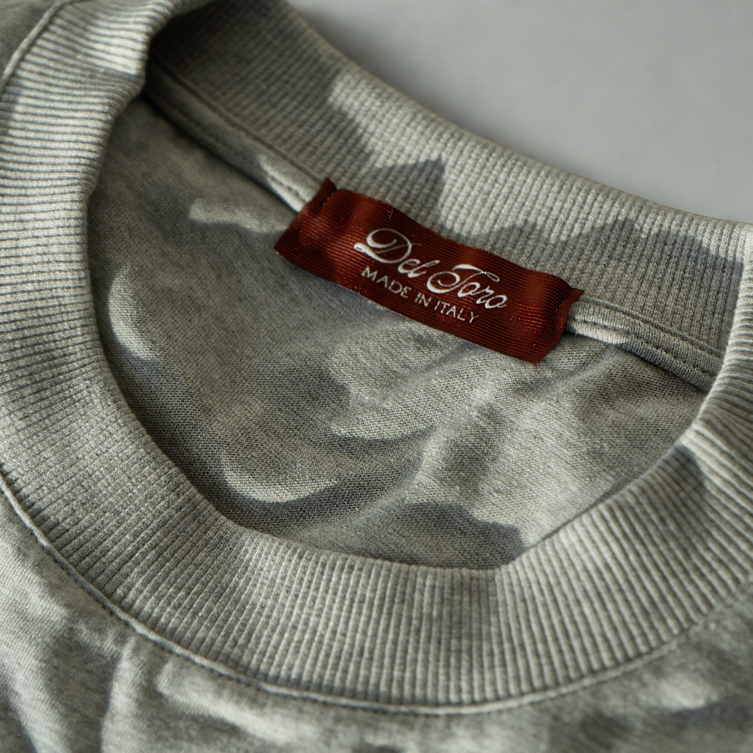 Men's Retro Gym Tee - Heather Grey